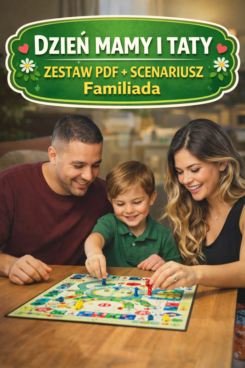 Dzień Mamy i Taty - zestaw + scenariusz FAMILIADA - edu - skarbnica.pl