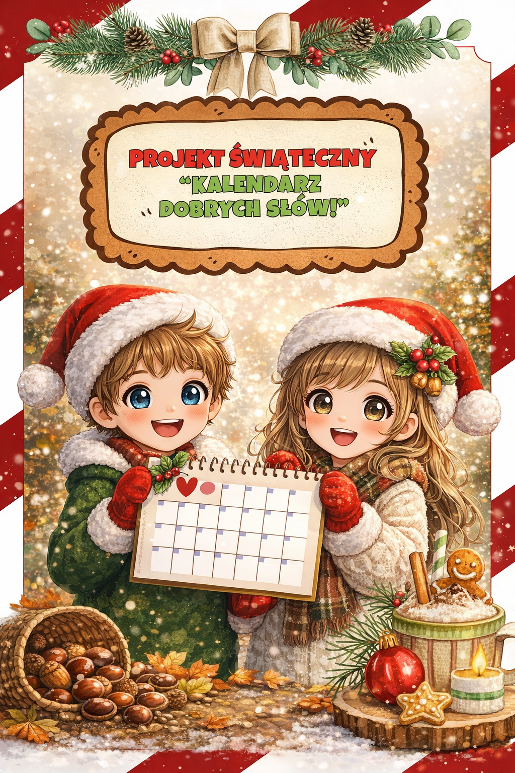 „Kalendarz dobrych słów” – projekt świąteczny