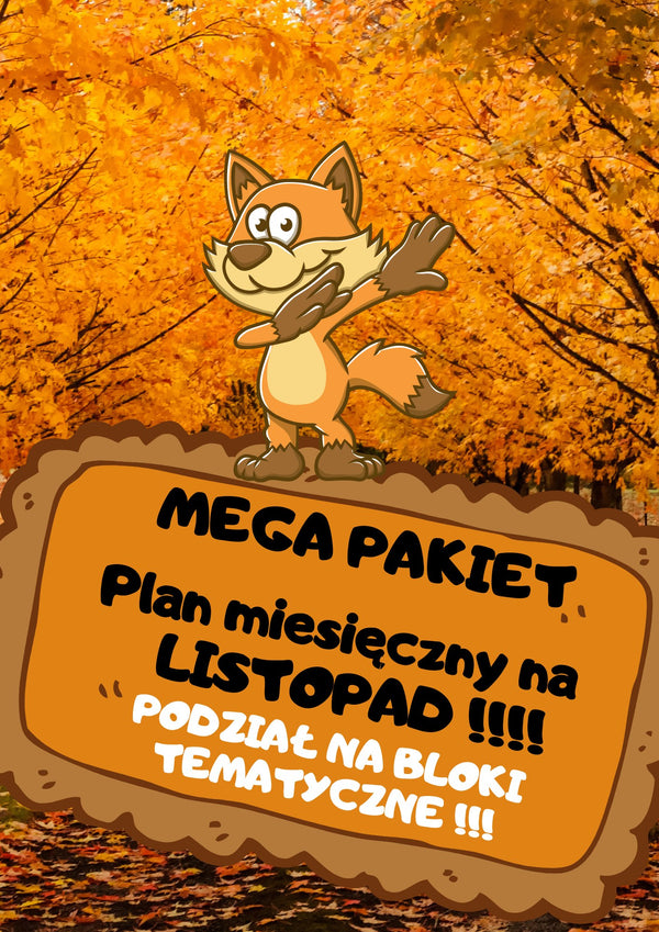 Plan miesięczny na Listopad - edu - skarbnica.pl