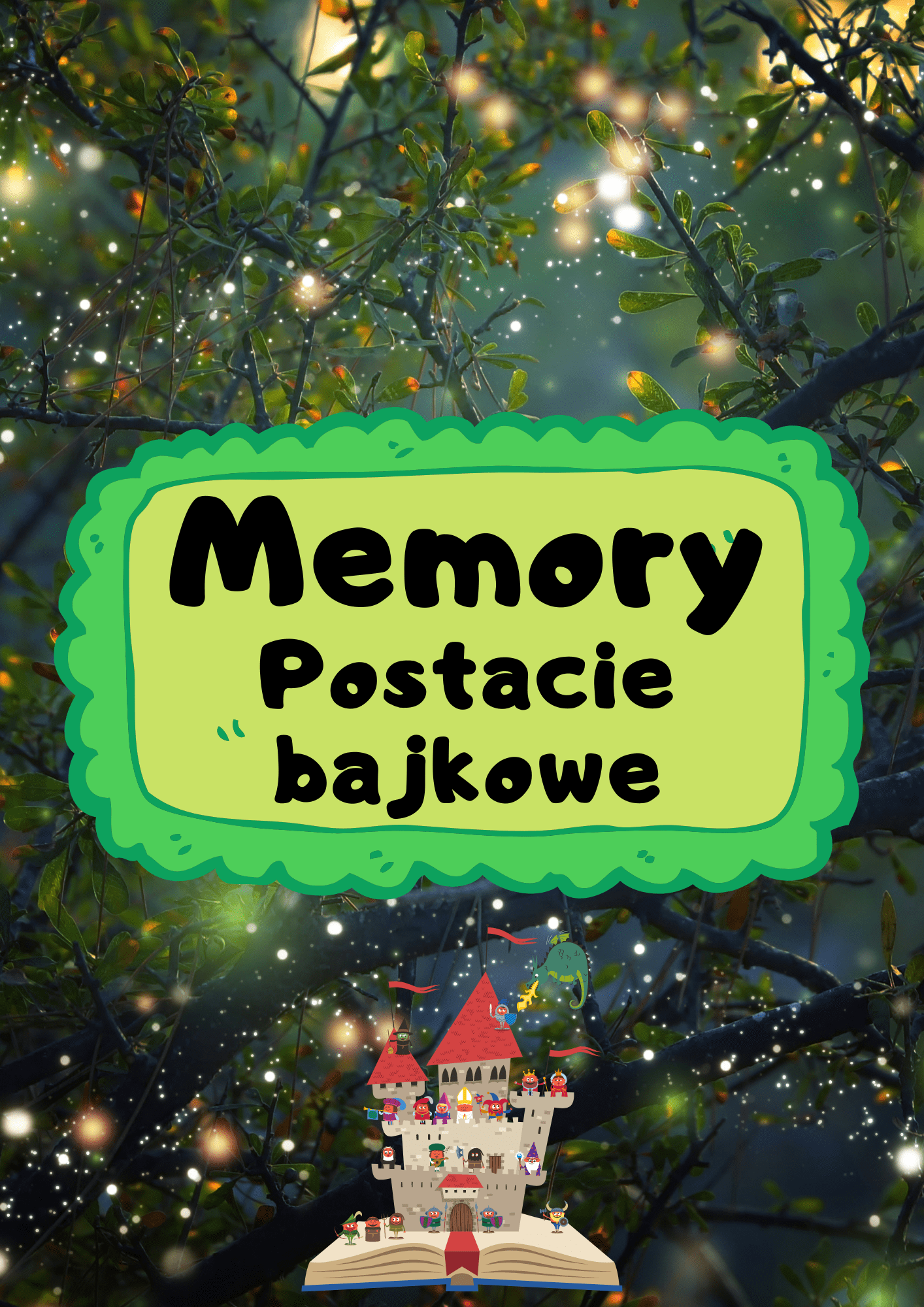 Memory - postacie z bajek - edu - skarbnica.pl
