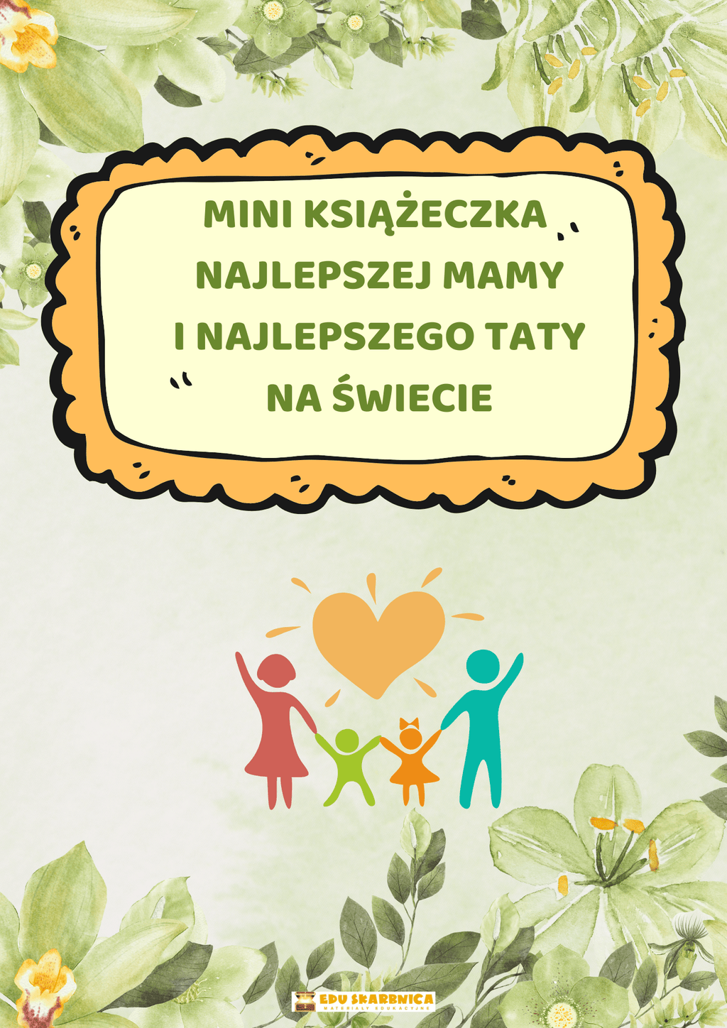 Mini książeczki najlepszej mamy i najlepszego taty na świecie - edu - skarbnica.pl