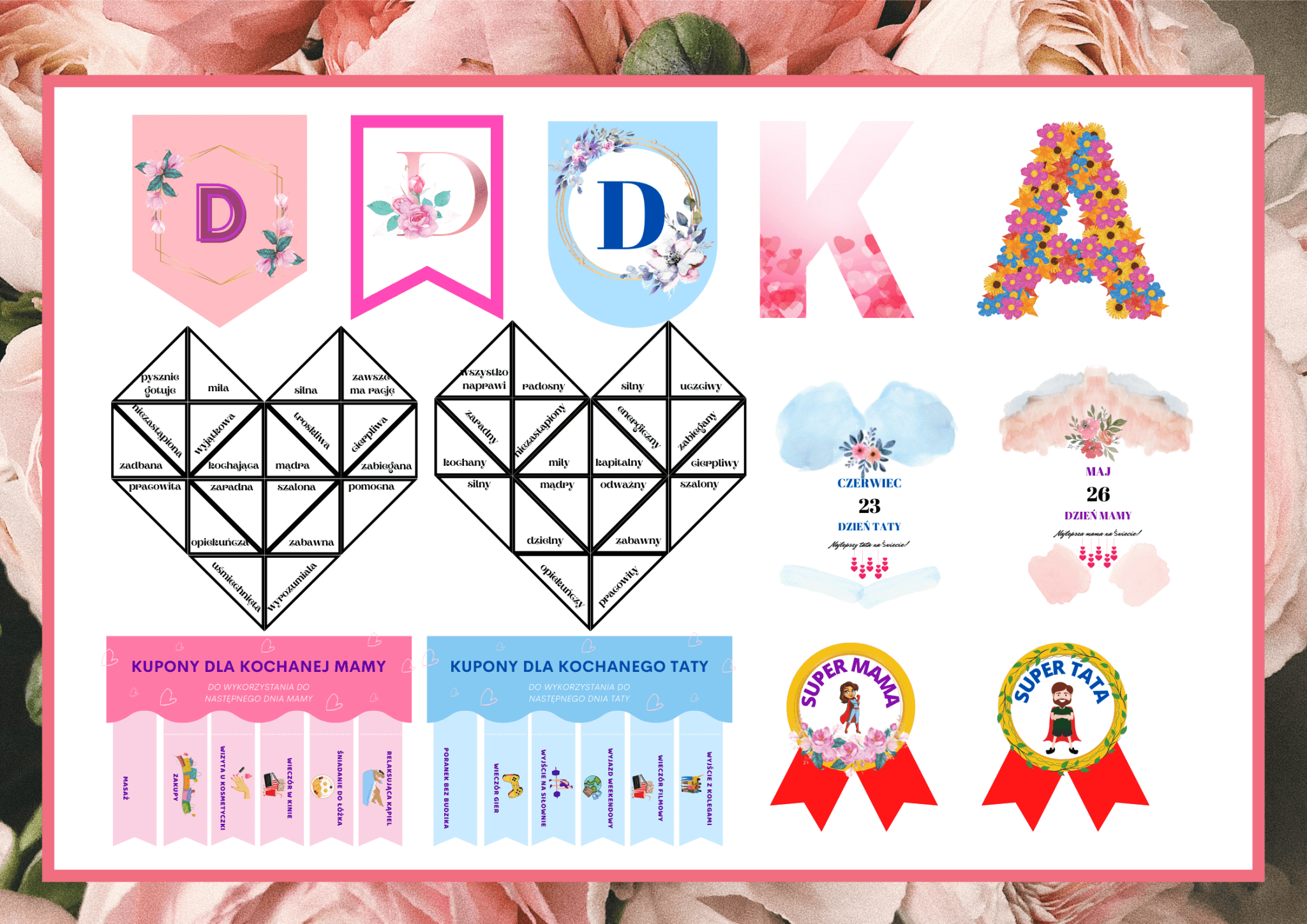 Dzień Mamy i Taty - zestaw + scenariusz FAMILIADA - edu - skarbnica.pl