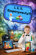"1, 2, 3 Eksperymenty" zestaw dla dzieci - edu - skarbnica.pl