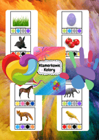 Klamerkowe kolory - edu - skarbnica.pl