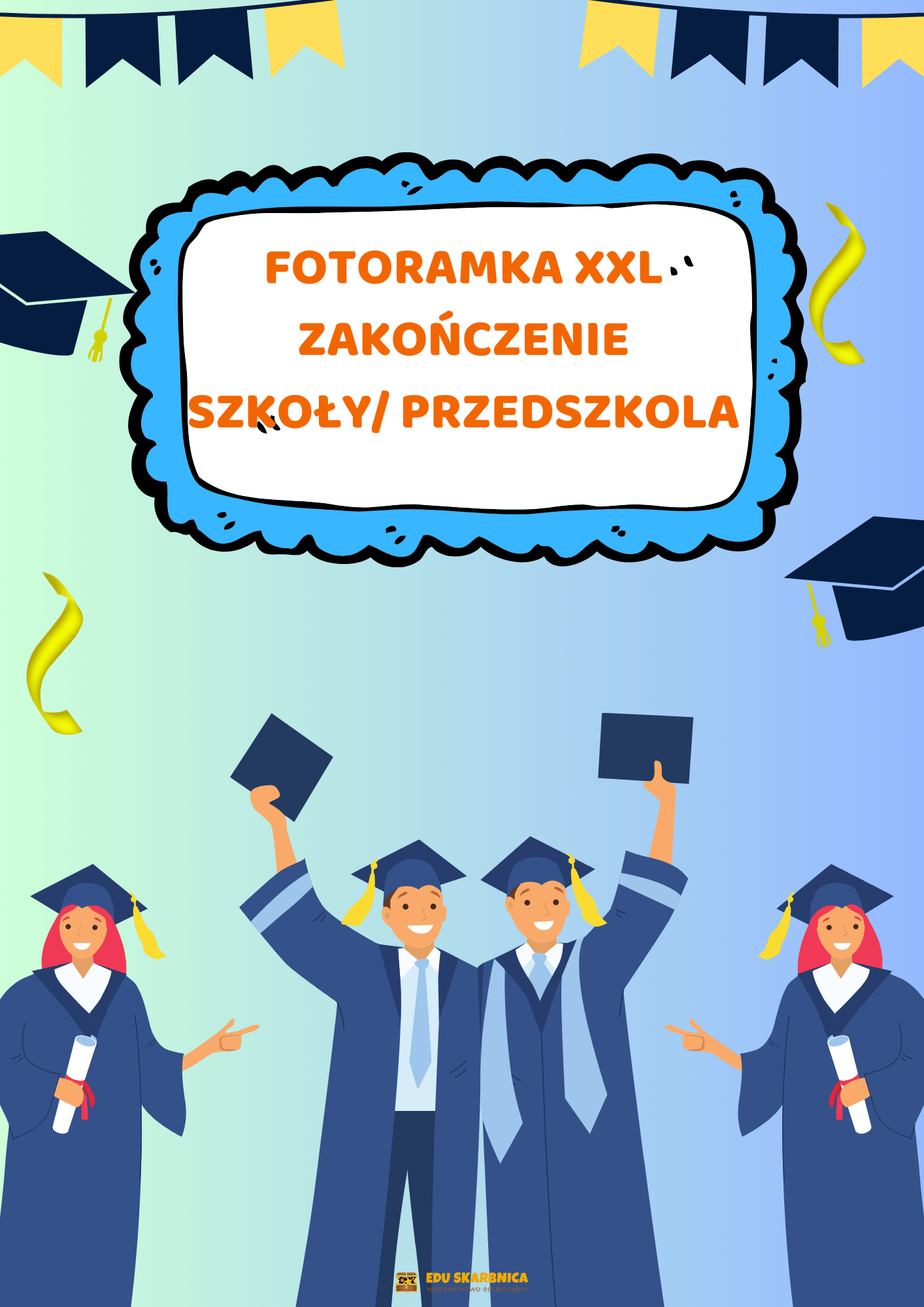 Fotoramka XXL zakończenie szkoły/przedszkola