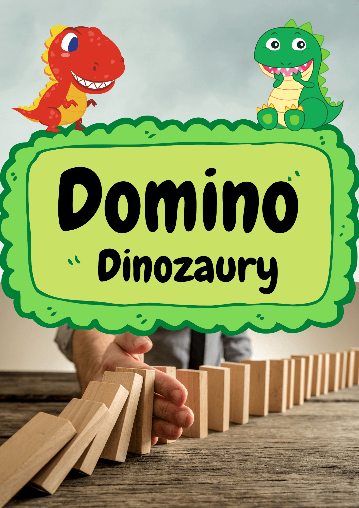 Domino - Dinozaury - edu - skarbnica.pl