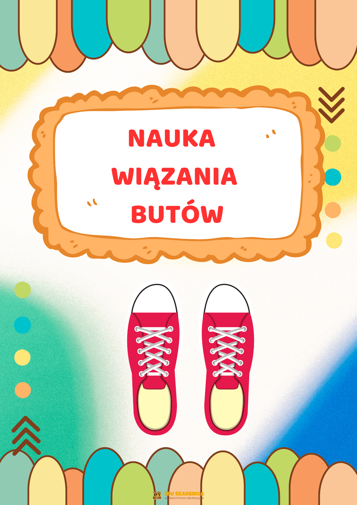 Nauka wiązania butów - edu - skarbnica.pl
