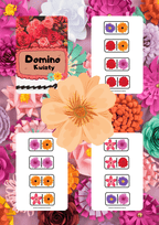 Domino - Kwiaty - edu - skarbnica.pl