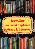 Domino do nauki czytania - wyrazy 4 literowe - edu - skarbnica.pl