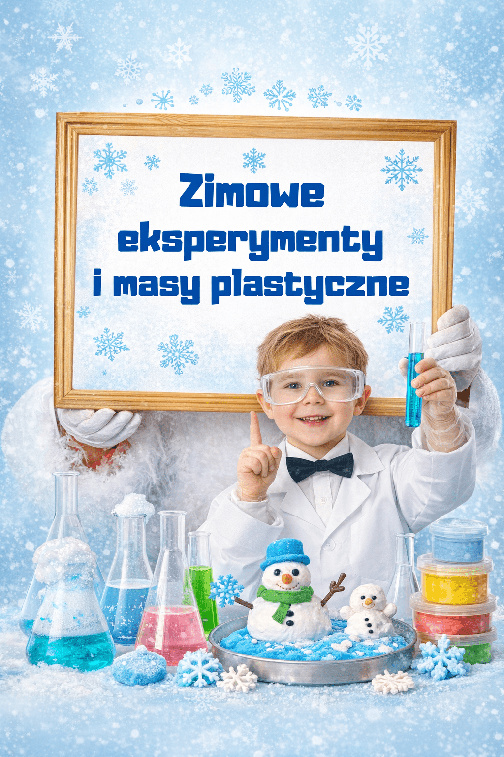 Zimowe eksperymenty i masy plastyczne - edu - skarbnica.pl