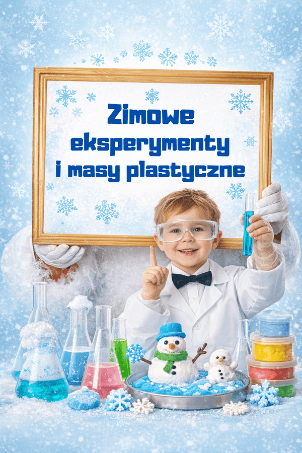 Zimowe eksperymenty i masy plastyczne - edu - skarbnica.pl