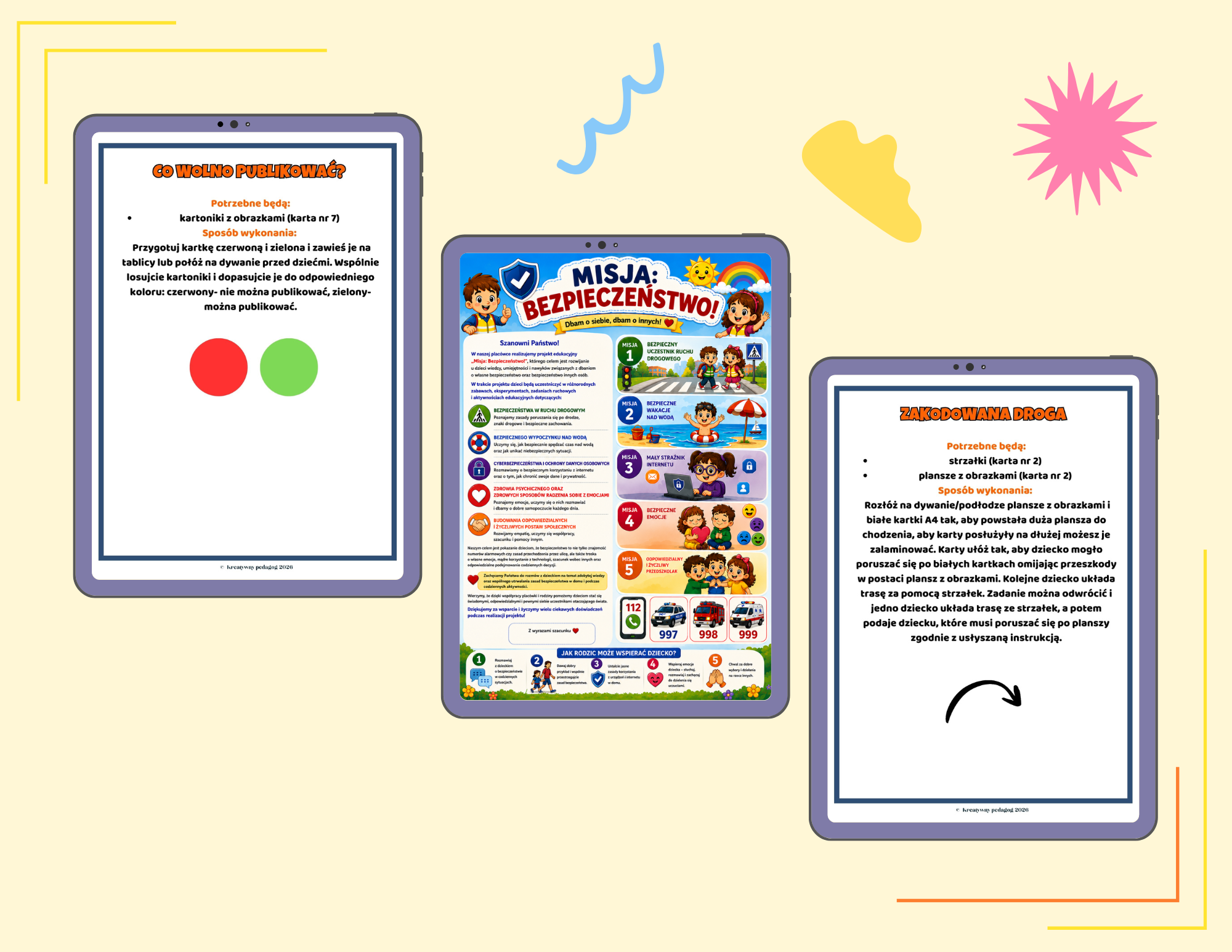 Projekt edukacyjny „MISJA: BEZPIECZEŃSTWO!"