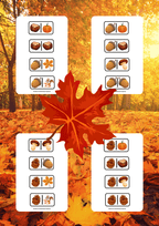 Domino - Jesień - edu - skarbnica.pl