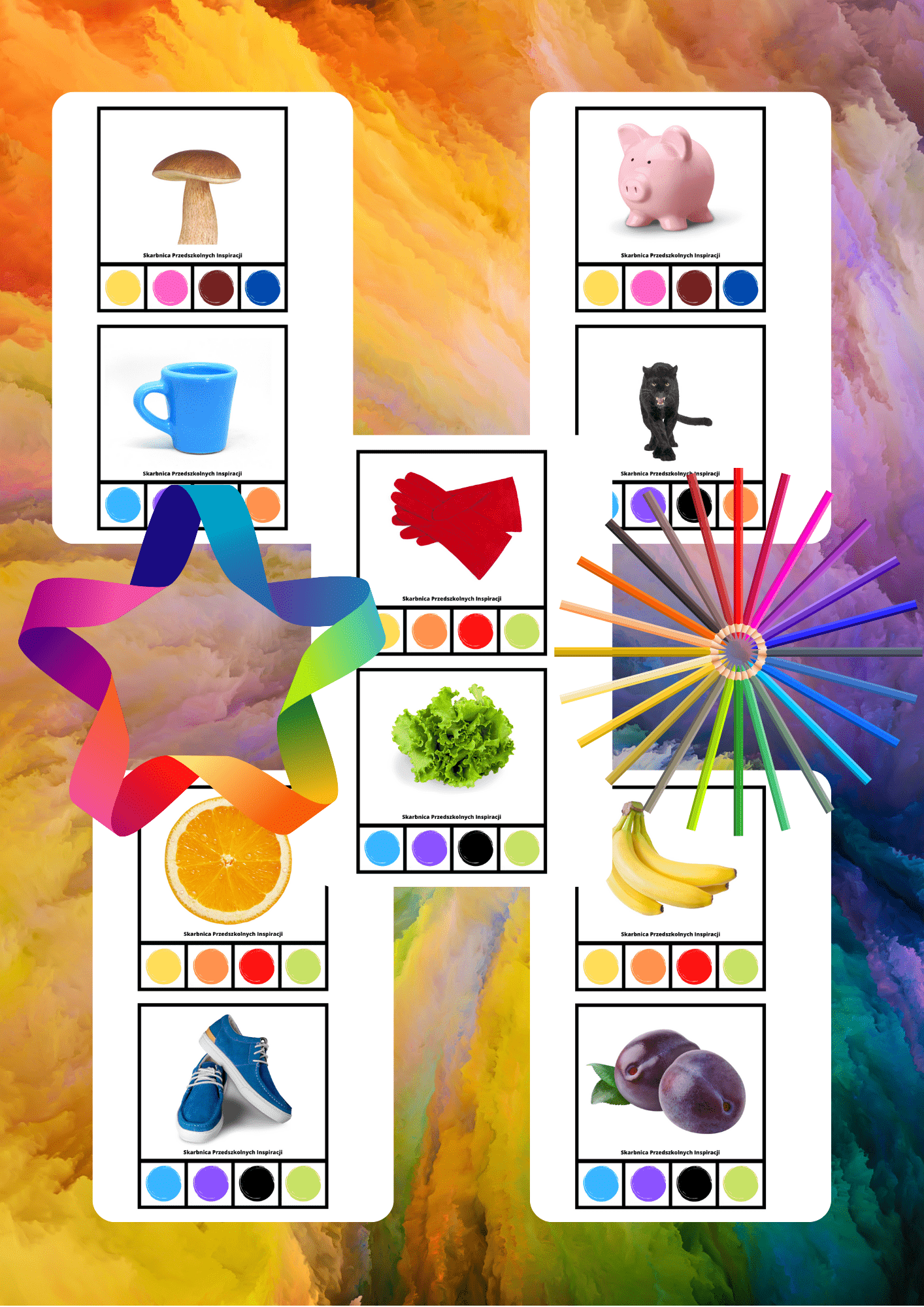 Klamerkowe kolory - edu - skarbnica.pl