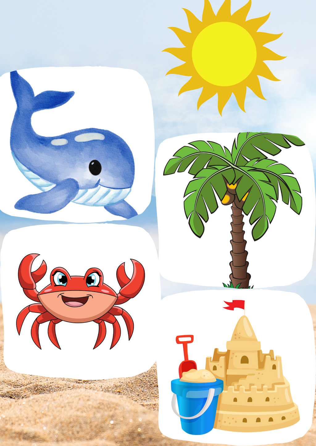 Dekoracje dwustronne lato/wakacje