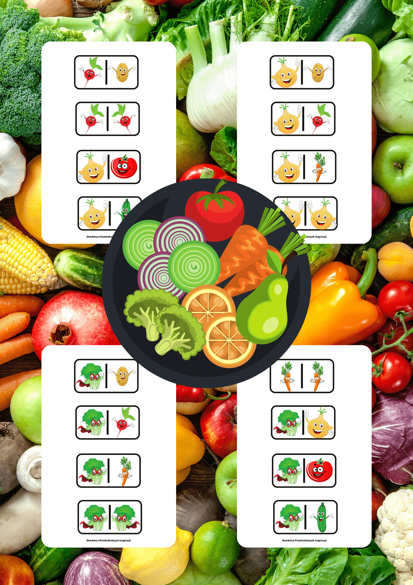 Domino - Warzywa - edu - skarbnica.pl