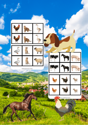 Memory - Zwierzęta wiejskie