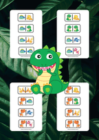 Domino - Dinozaury - edu - skarbnica.pl