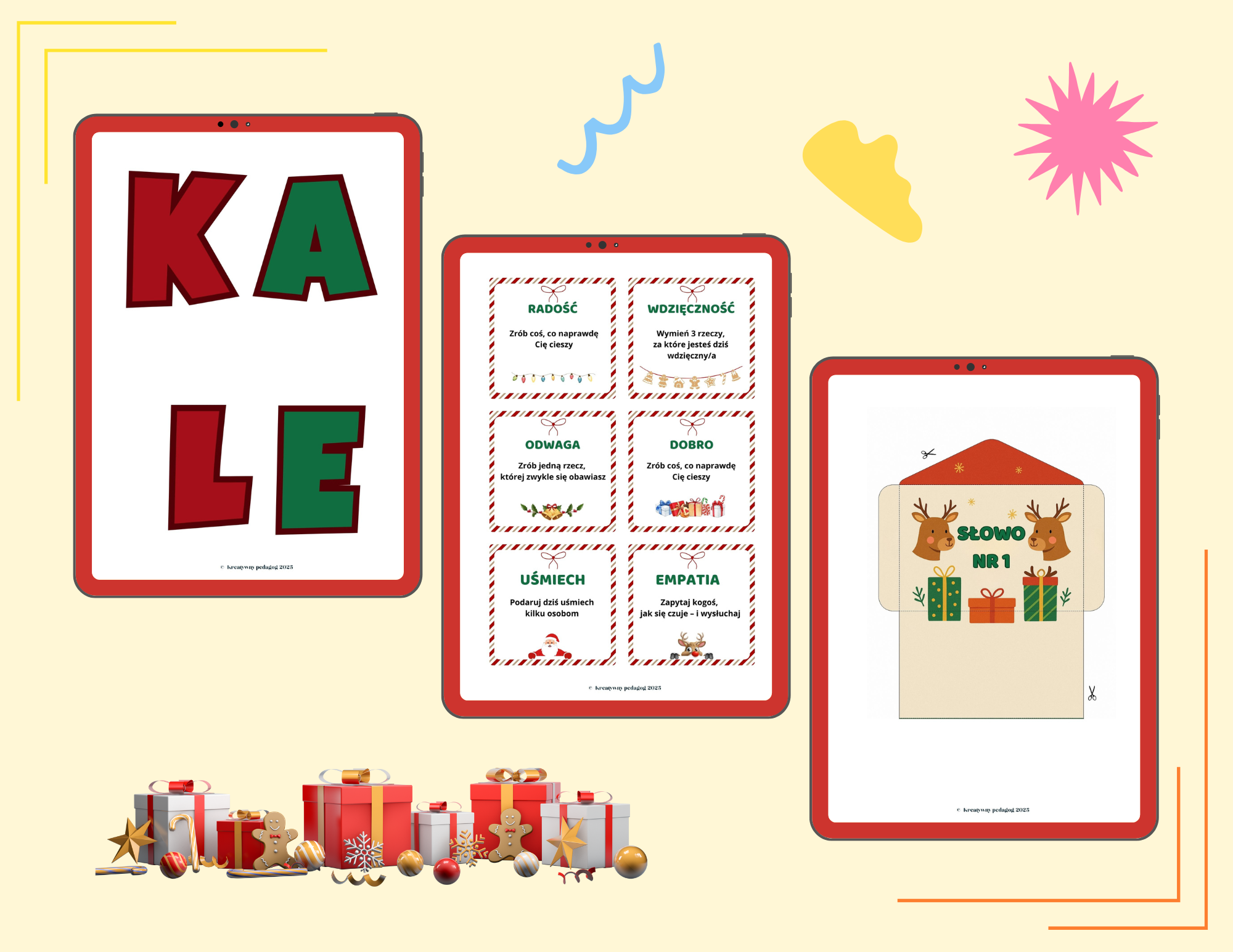 „Kalendarz dobrych słów” – projekt świąteczny
