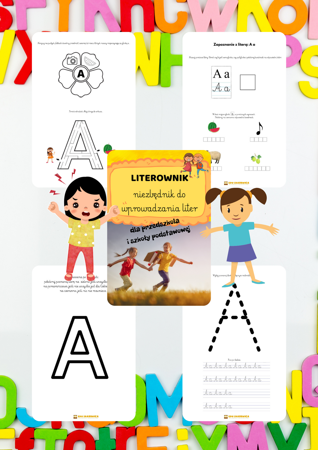Literownik - zeszyt do wprowadzania liter