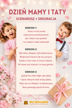 Autorski scenariusz przedstawienia - DZIEŃ MAMY i TATY
