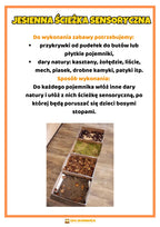 Jesienne zabawy sensoryczne - edu - skarbnica.pl