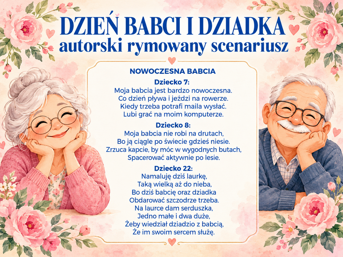 Dzień babci i dziadka - autorski scenariusz