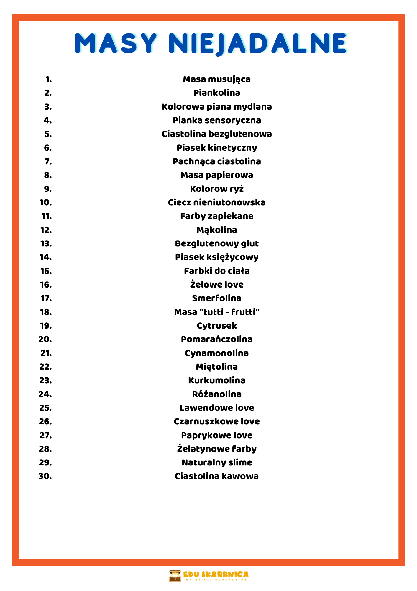 Masy sensoryczne - edu - skarbnica.pl
