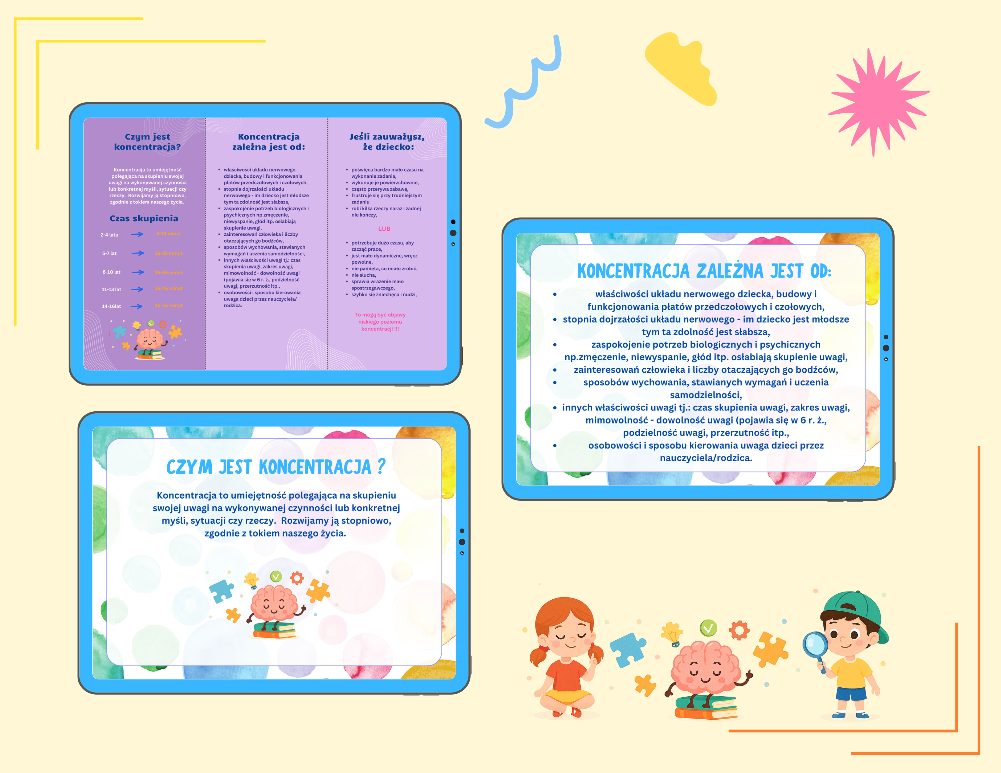 „Akademia koncentracji”- projekt edukacyjny