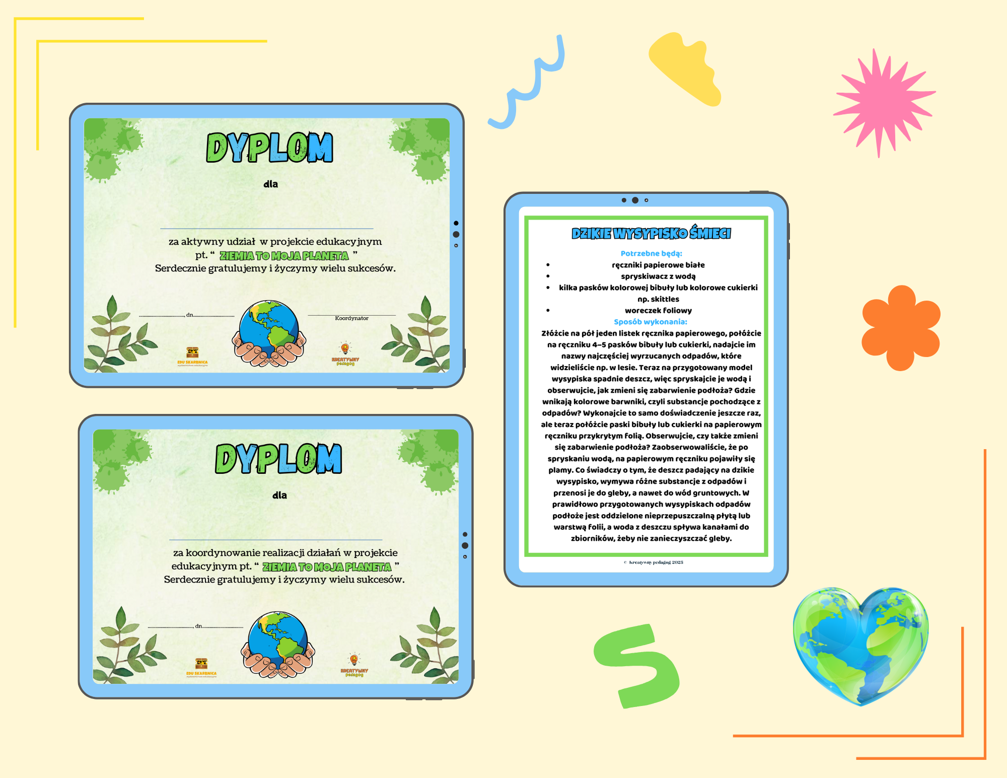 Projekt edukacyjny Ziemia to moja planeta