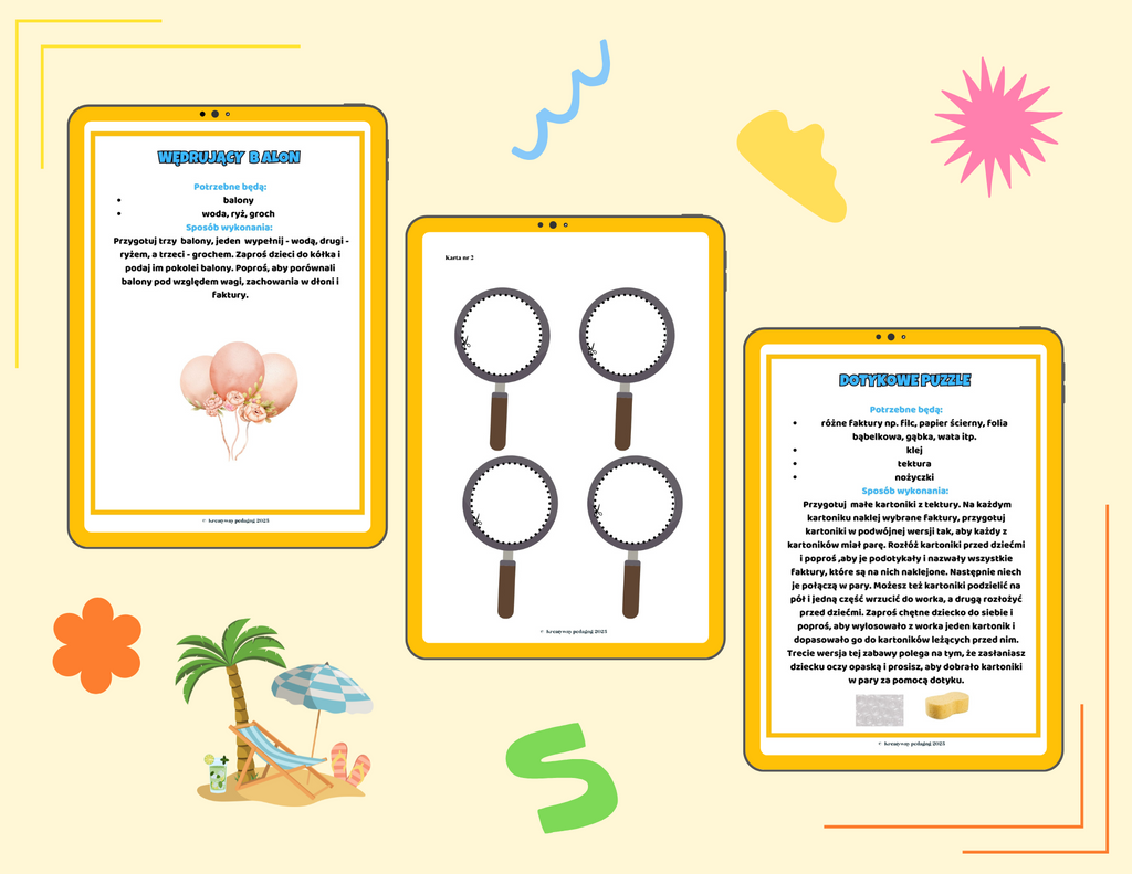 „Zmysłowe lato”- projekt edukacyjny