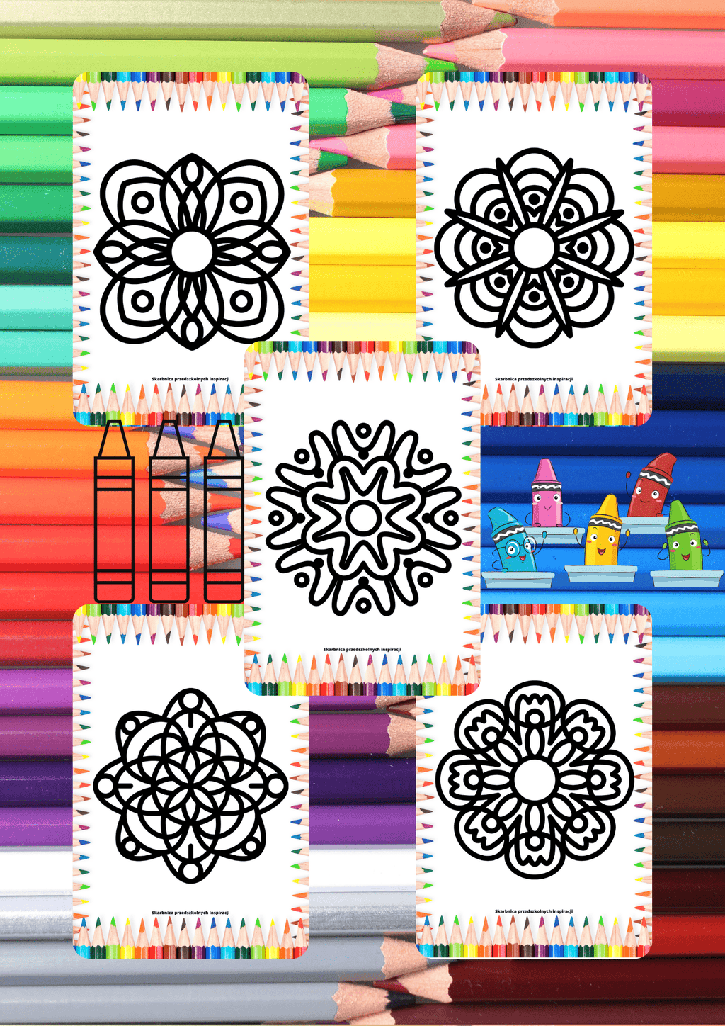 Kolorowanki Antystresowe - edu - skarbnica.pl