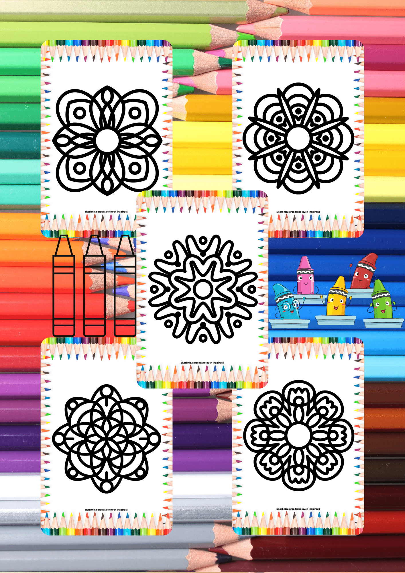 Kolorowanki Antystresowe - edu - skarbnica.pl