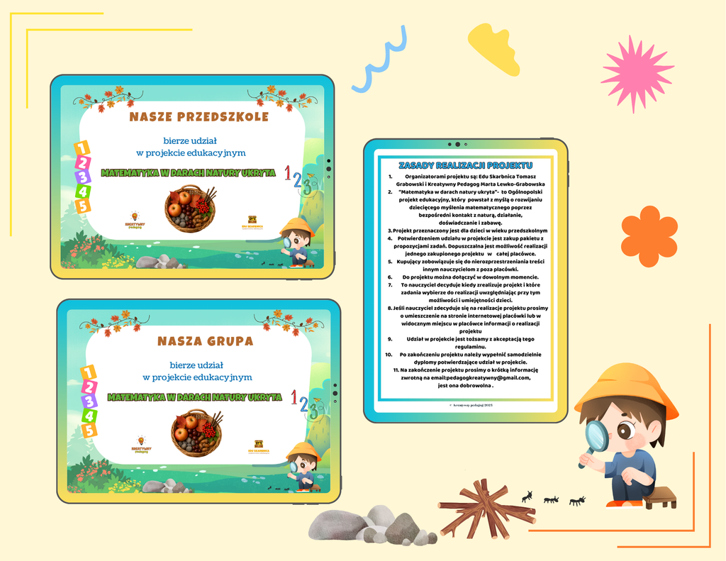 „Matematyka w darach natury ukryta” – projekt edukacyjny