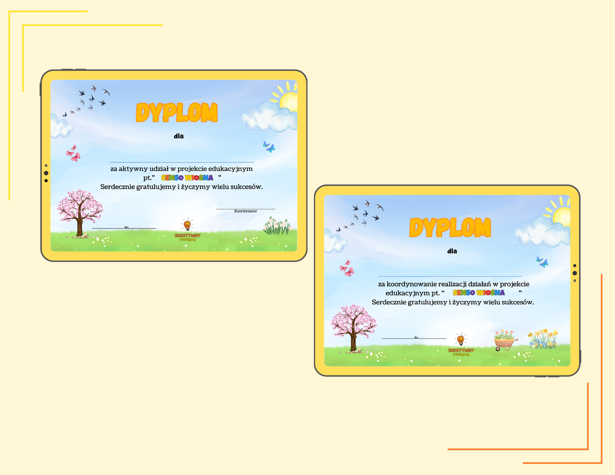 Projekt edukacyjny SENSO WIOSNA