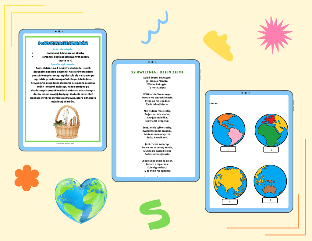 Projekt edukacyjny Ziemia to moja planeta - edu - skarbnica.pl