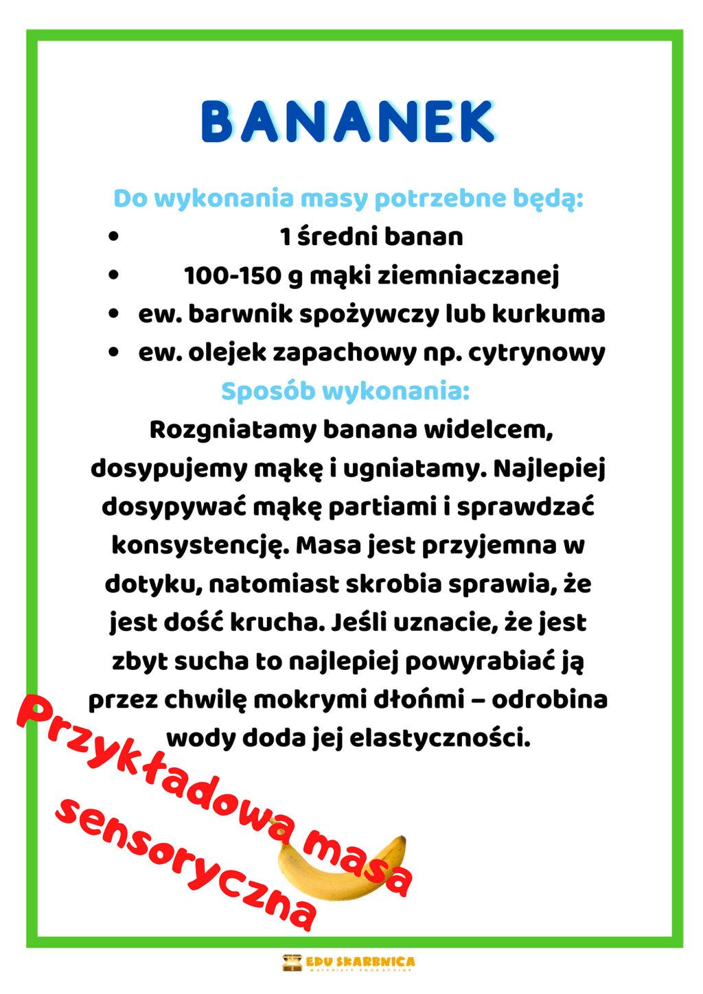 Masy sensoryczne - edu - skarbnica.pl