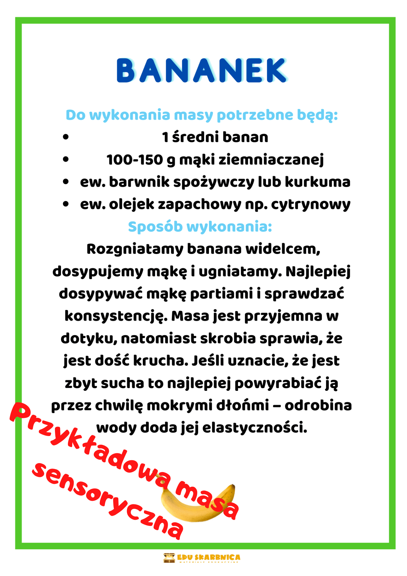 Masy sensoryczne - edu - skarbnica.pl