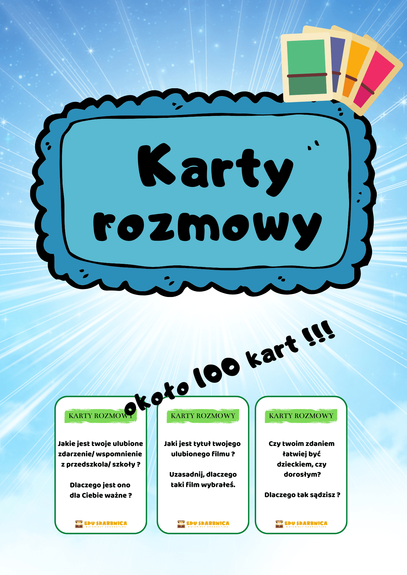 Karty - Rozmowy - edu - skarbnica.pl