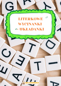 Literkowe Wycinanki - Układanki - edu - skarbnica.pl