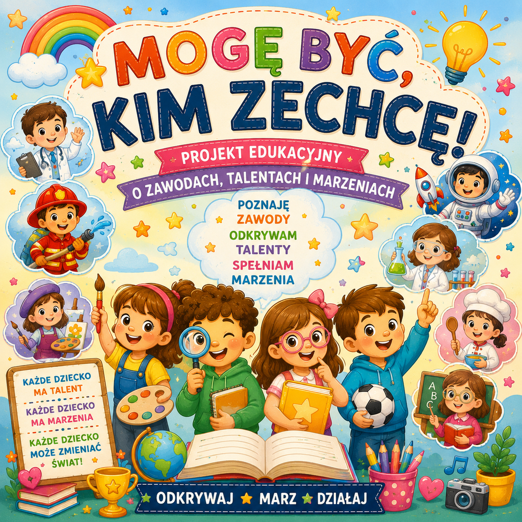 „Mogę być kim zechcę!”- projekt edukacyjny