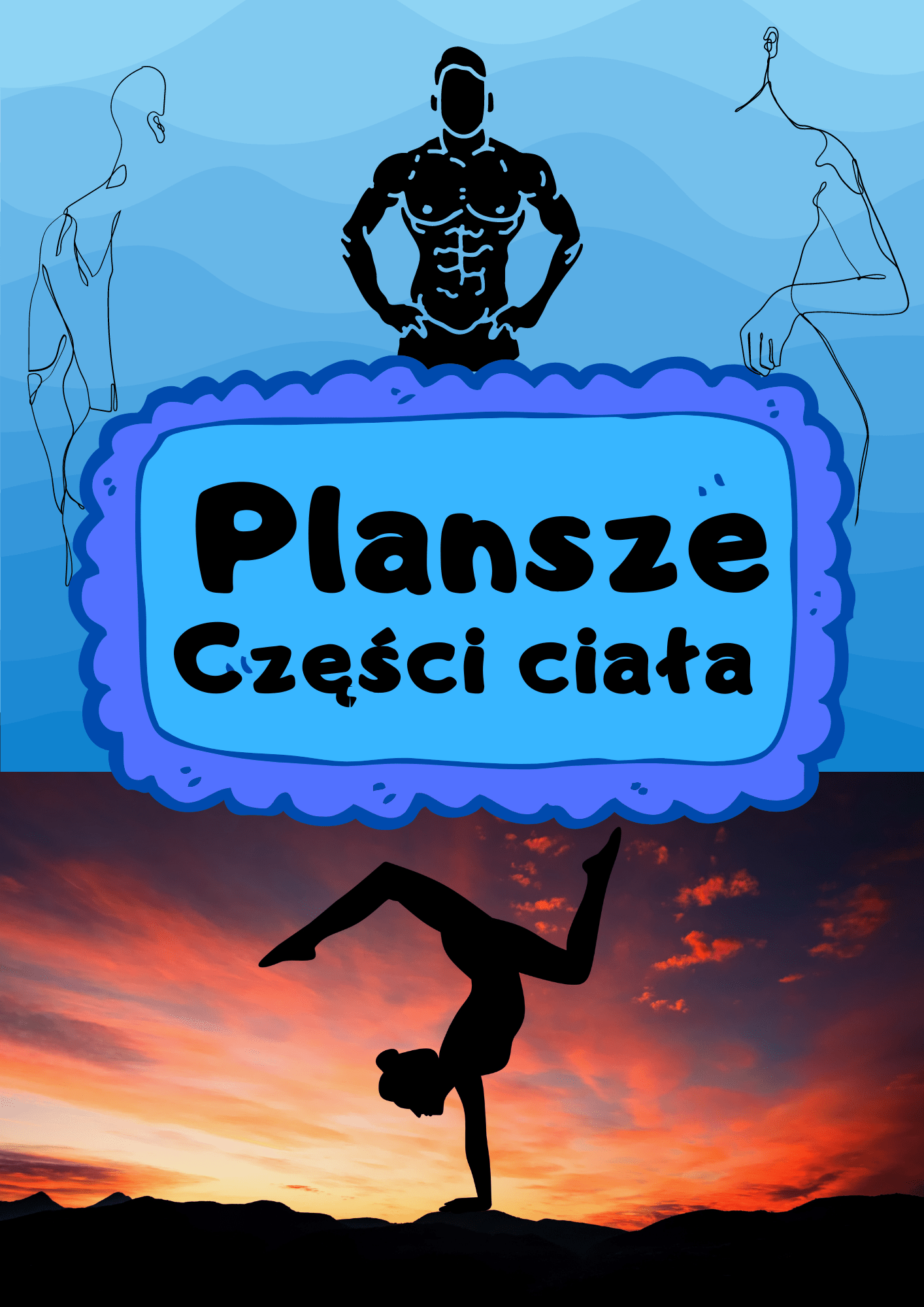 Plansze - Części ciała - edu - skarbnica.pl