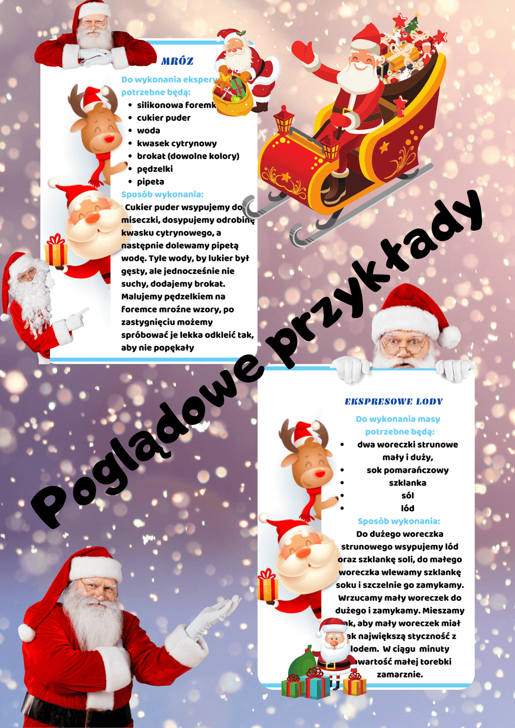 Zimowe eksperymenty i masy plastyczne - edu - skarbnica.pl