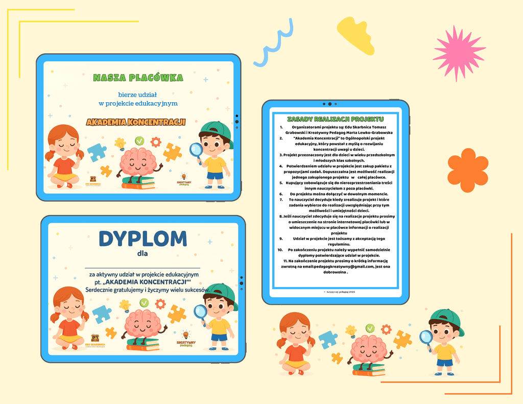 „Akademia koncentracji” - projekt edukacyjny - edu - skarbnica.pl