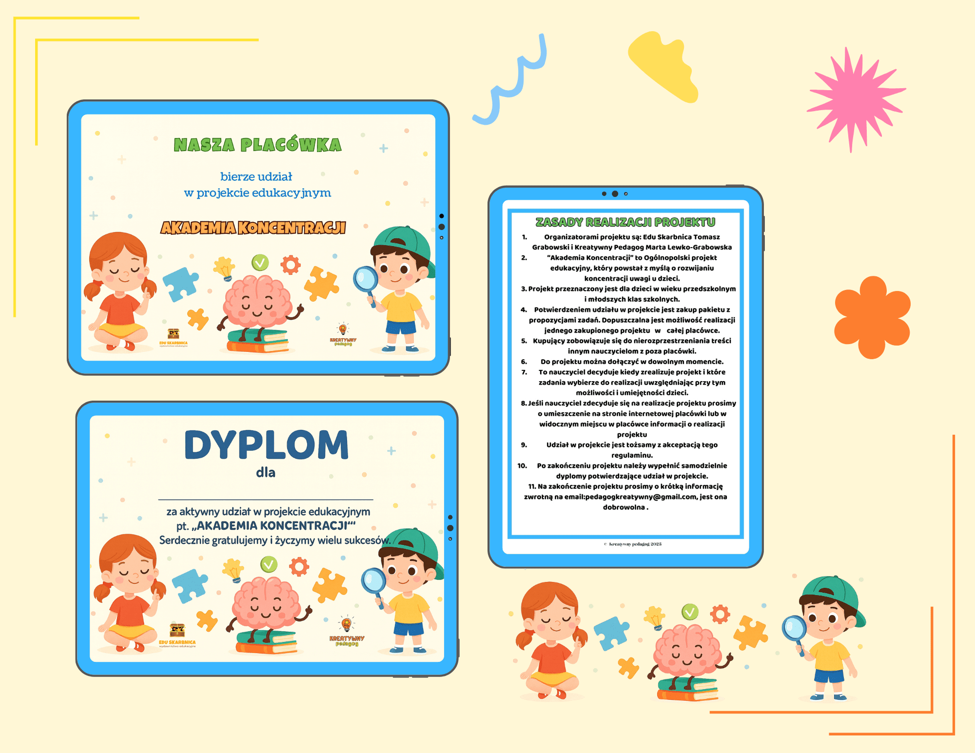 „Akademia koncentracji” - projekt edukacyjny - edu - skarbnica.pl