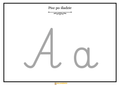 Alfabet - pisanie po śladzie PDF - edu - skarbnica.pl