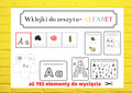 Alfabet - Wklejki zestaw dla dzieci - edu - skarbnica.pl