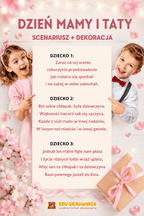 Autorski scenariusz przedstawienia - DZIEŃ MAMY i TATY - edu - skarbnica.pl