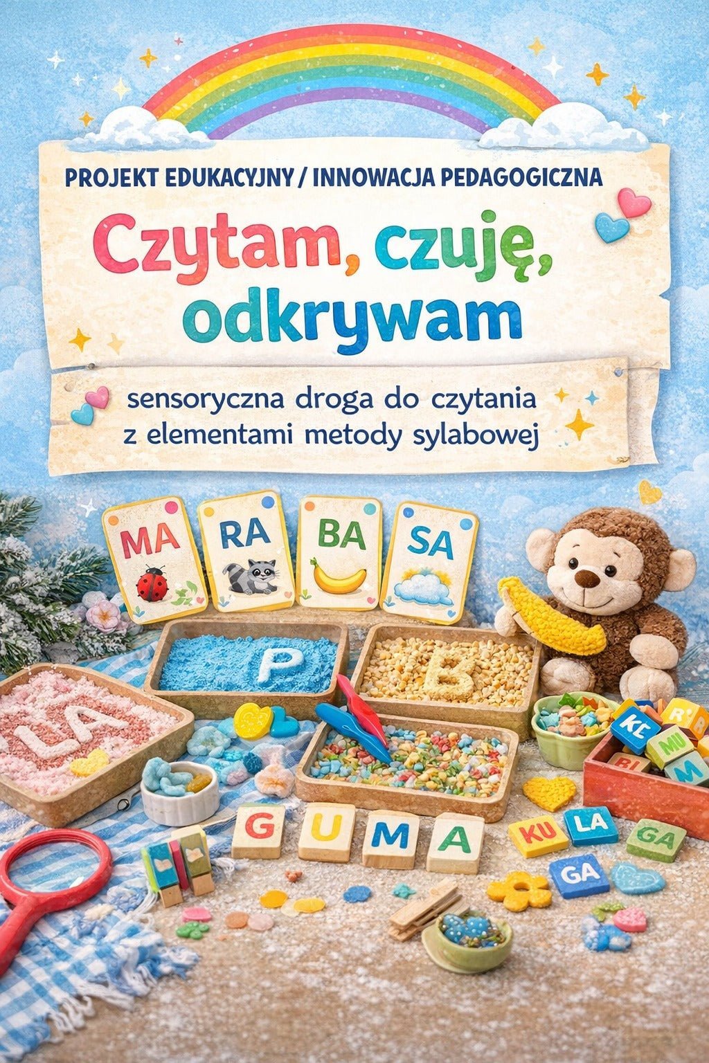 „Czytam, czuję, odkrywam – sensoryczna droga do czytania metodą sylabową” - projekt/innowacja - edu - skarbnica.pl