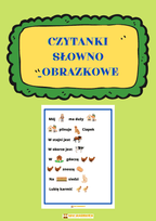 Czytanki słowno - obrazkowe - zestaw PDF - edu - skarbnica.pl